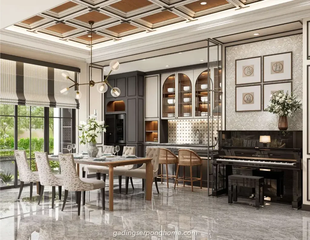 Desain Living Room - Rumah Bellefont East Summarecon Serpong Tipe 12