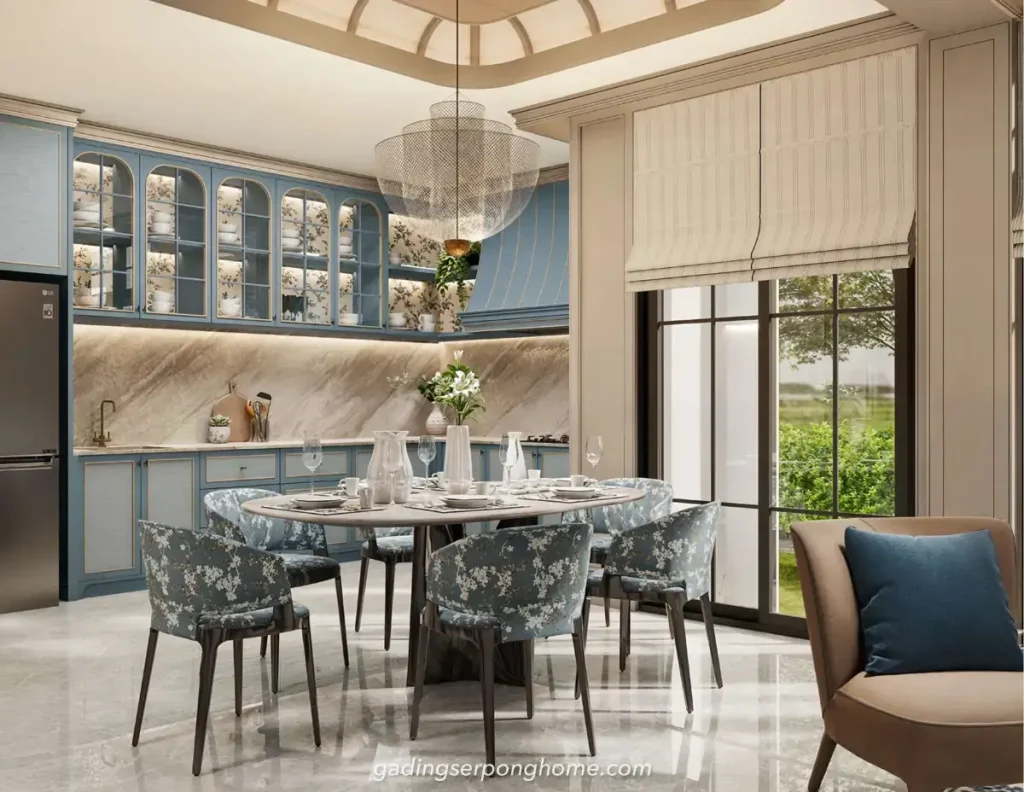 Desain Living Room - Rumah Bellefont East Summarecon Serpong Tipe 8