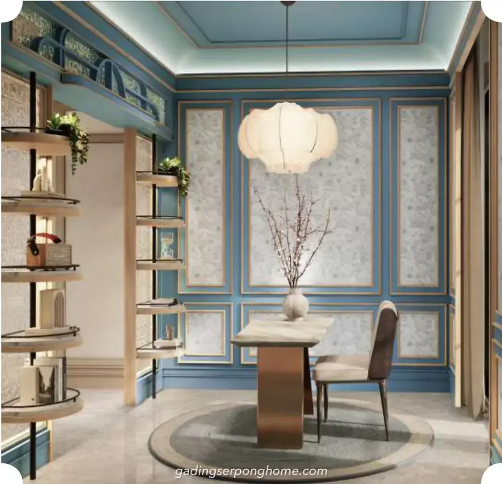 Desain Ruang Kantor Rumah Bellefont East Summarecon Serpong Tipe 10