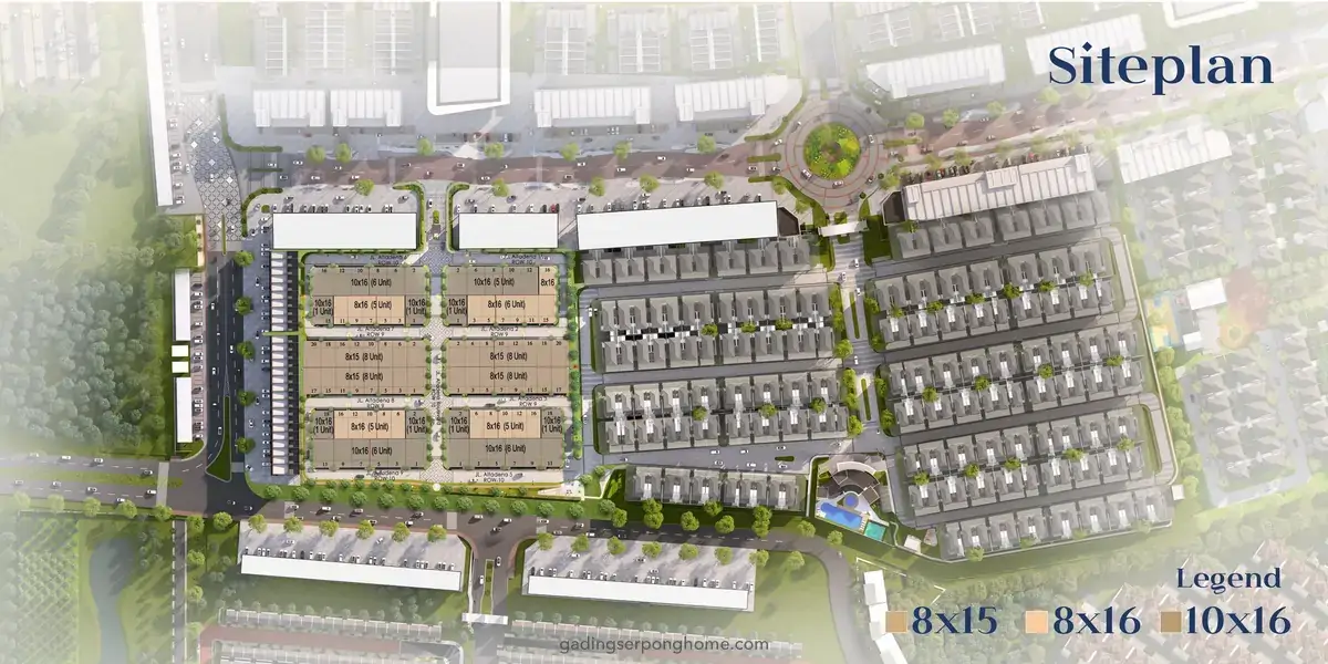 Siteplan Altadena Residences Paramount Land