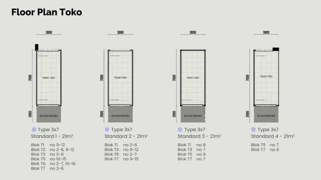 Floor Plan Toko Maggiore Fresh Market Paramount Serpong