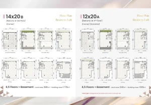 Denah Victoria Central District Paramount Serpong 14x20b 12x20a