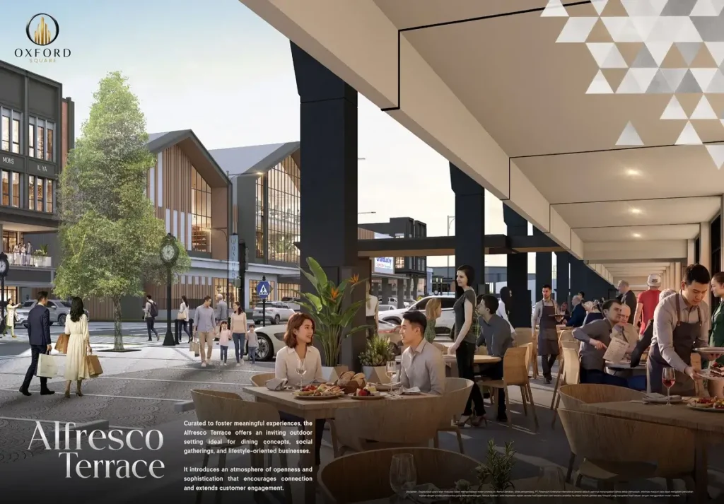 Oxford Square Paramount Serpong Alfresco Terrance