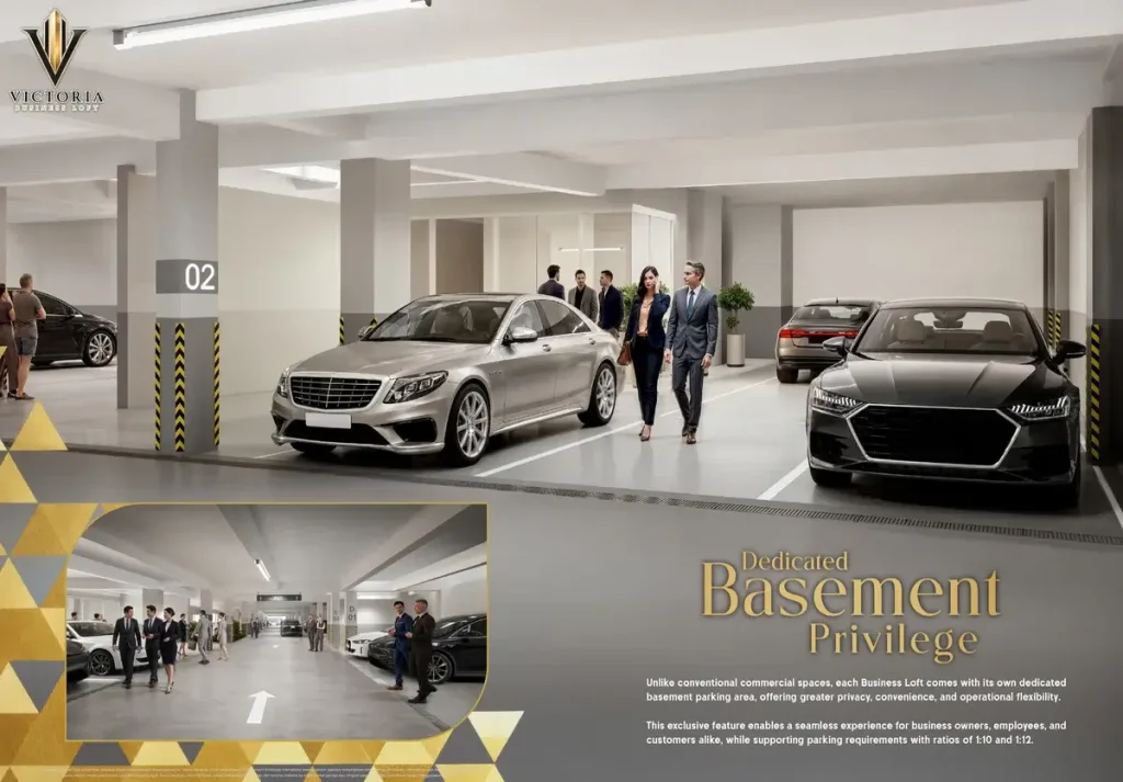 Victoria Central District Gading Serpong - Parking